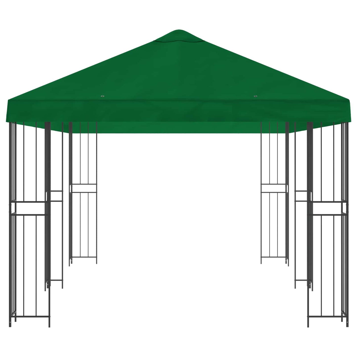 Have Gazebo 6 x 3 m Grøn Polyester og Stål 190 gsm