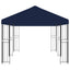 Have Gazebo 6 x 3 m Blå Polyester og Stål 190 gsm