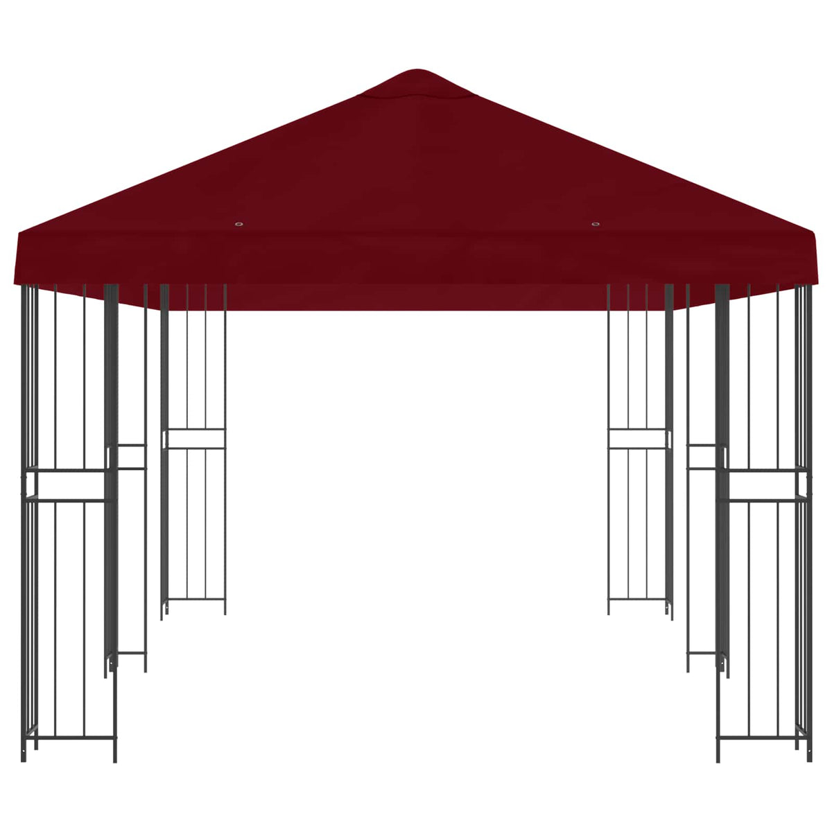 Have Gazebo 6 x 3 m Bordeaux Polyester og Stål 190 gsm