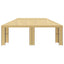 Have Gazebo 6 x 3 m Cremefarvet Polyester og Stål 190 gsm