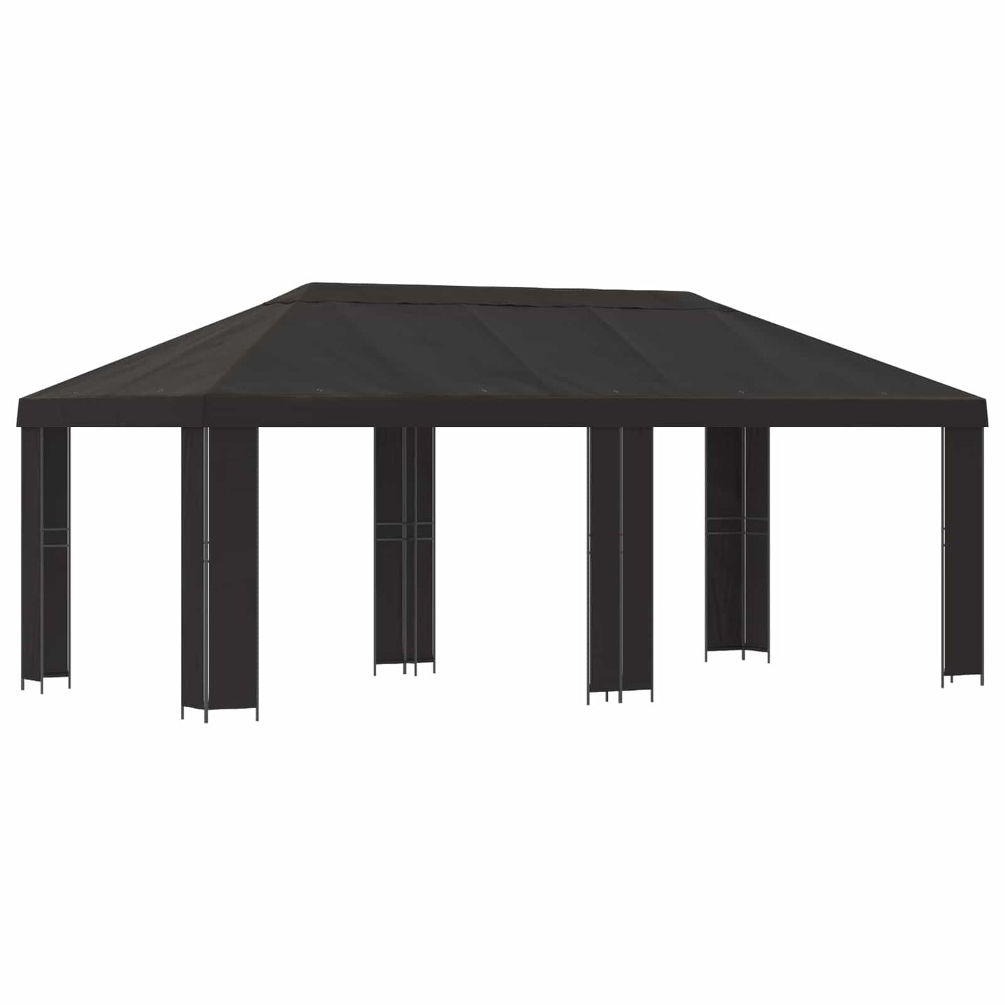 Have Gazebo 6 x 3 m Antracit Polyester og Stål 190 gsm
