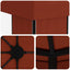 Have Gazebo 6 x 3 m Terrakotta Polyester og Stål 190 gsm