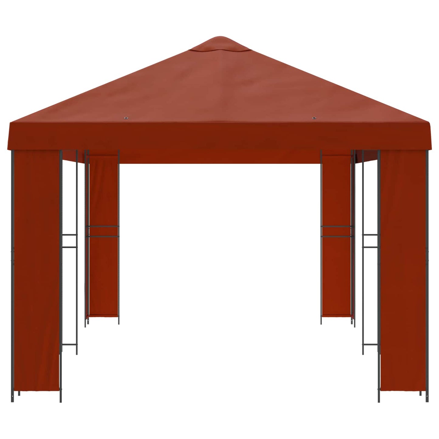Have Gazebo 6 x 3 m Terrakotta Polyester og Stål 190 gsm