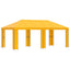 Have Gazebo 6 x 3 m Gul Polyester og Stål 190 gsm