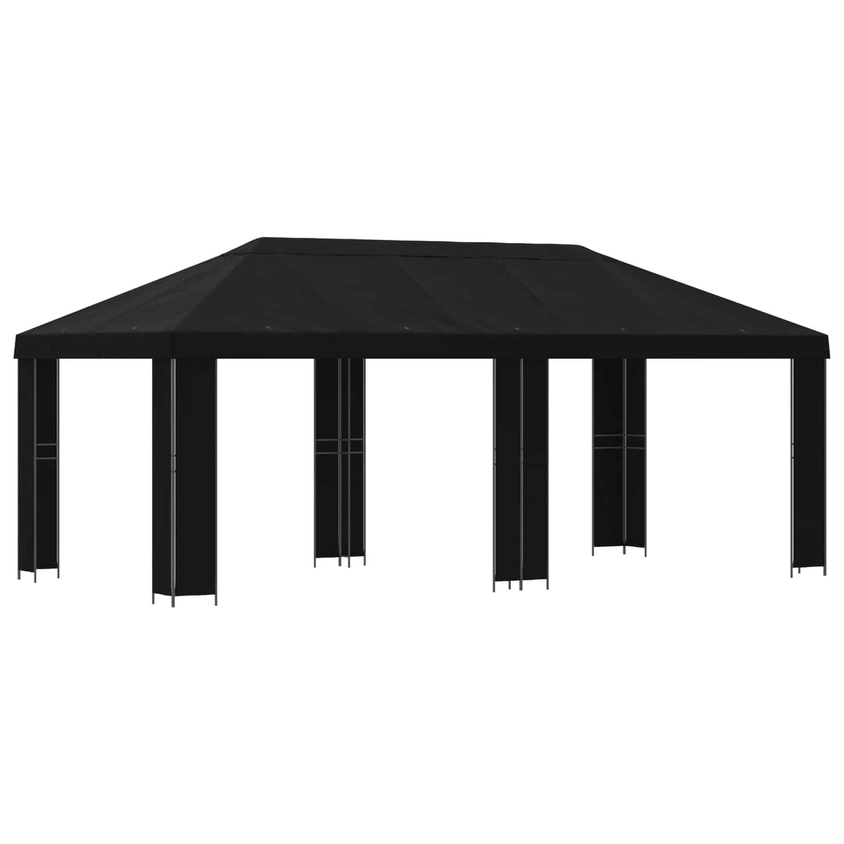 Have Gazebo 6 x 3 m Sort Polyester og Stål 190 gsm