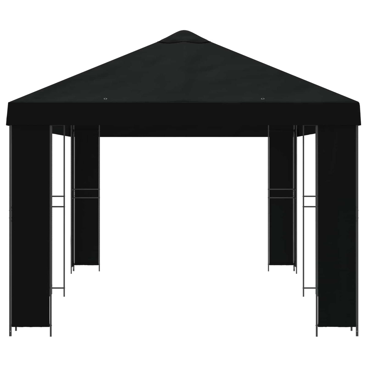 Have Gazebo 6 x 3 m Sort Polyester og Stål 190 gsm