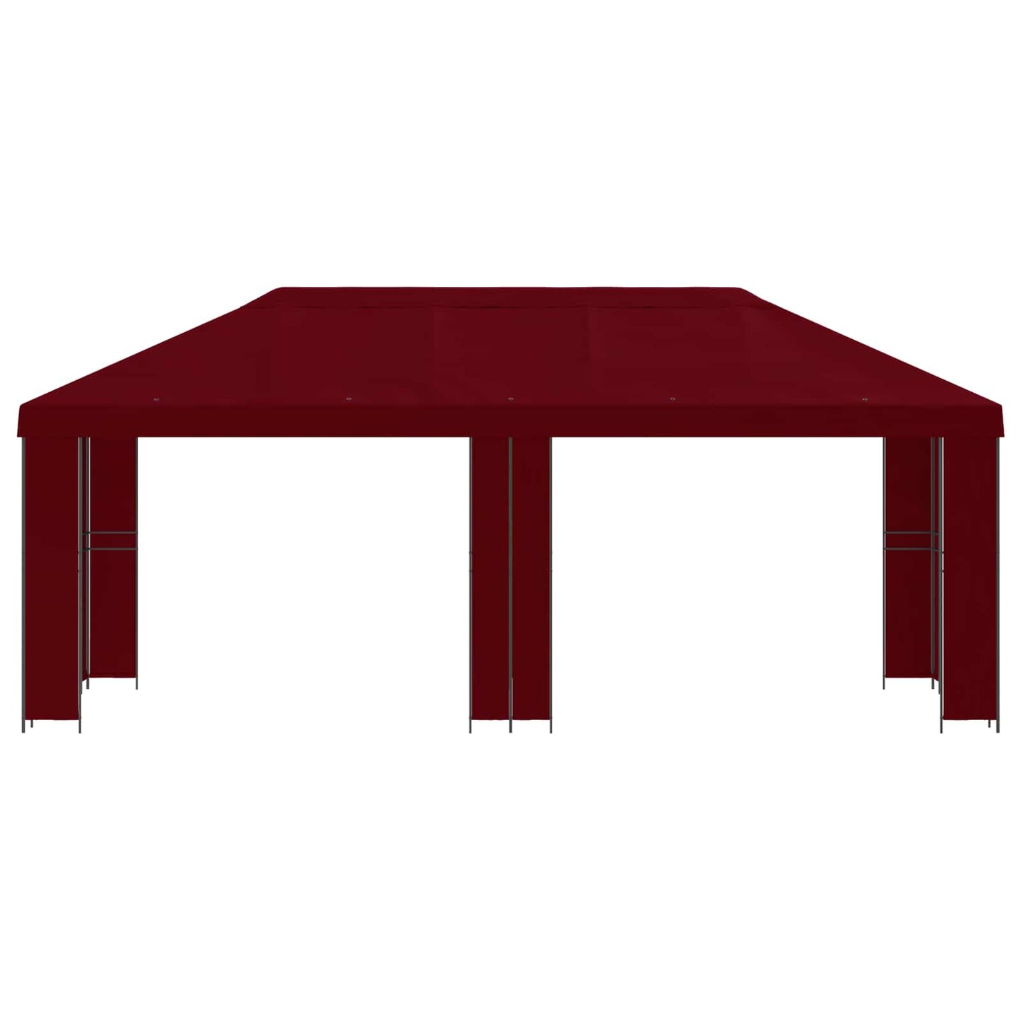 Have Gazebo 6 x 3 m Bordeaux Polyester og Stål 190 gsm