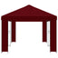 Have Gazebo 6 x 3 m Bordeaux Polyester og Stål 190 gsm