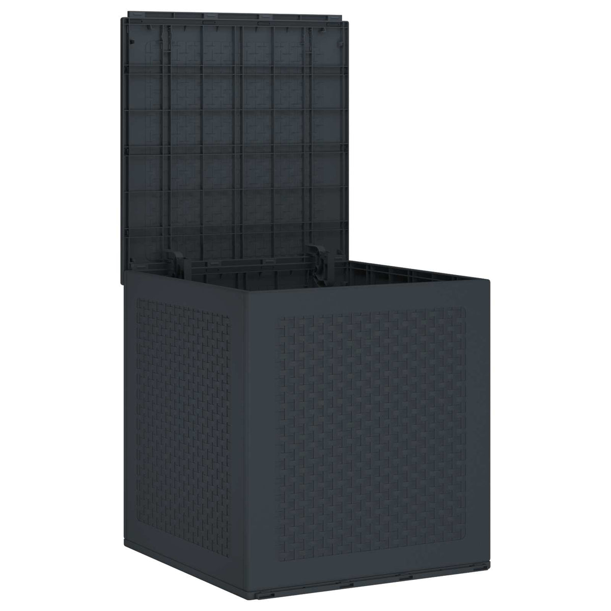Opbevaringskasse Antracit 55 x 53 x 57 cm Polypropylen