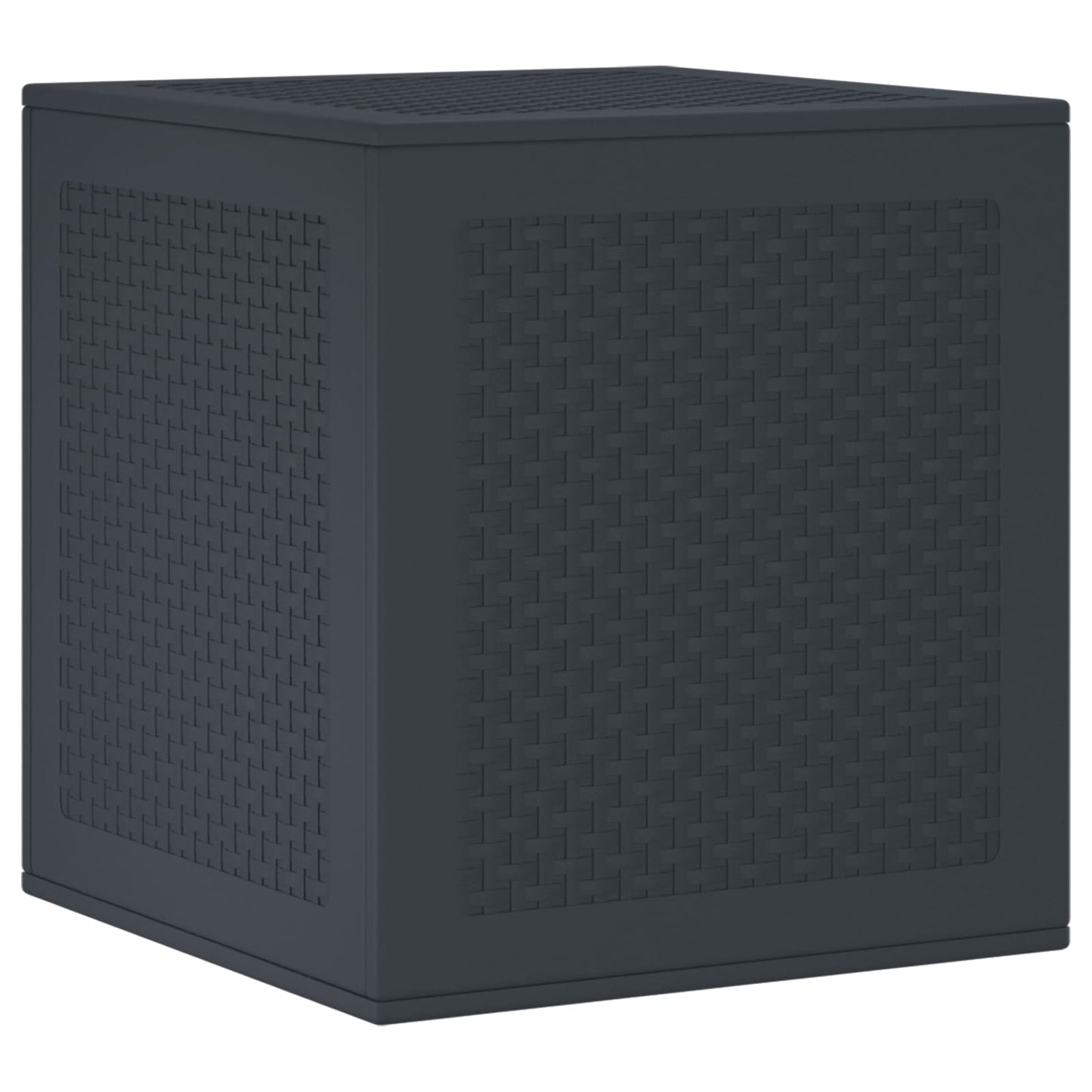Opbevaringskasse Antracit 55 x 53 x 57 cm Polypropylen