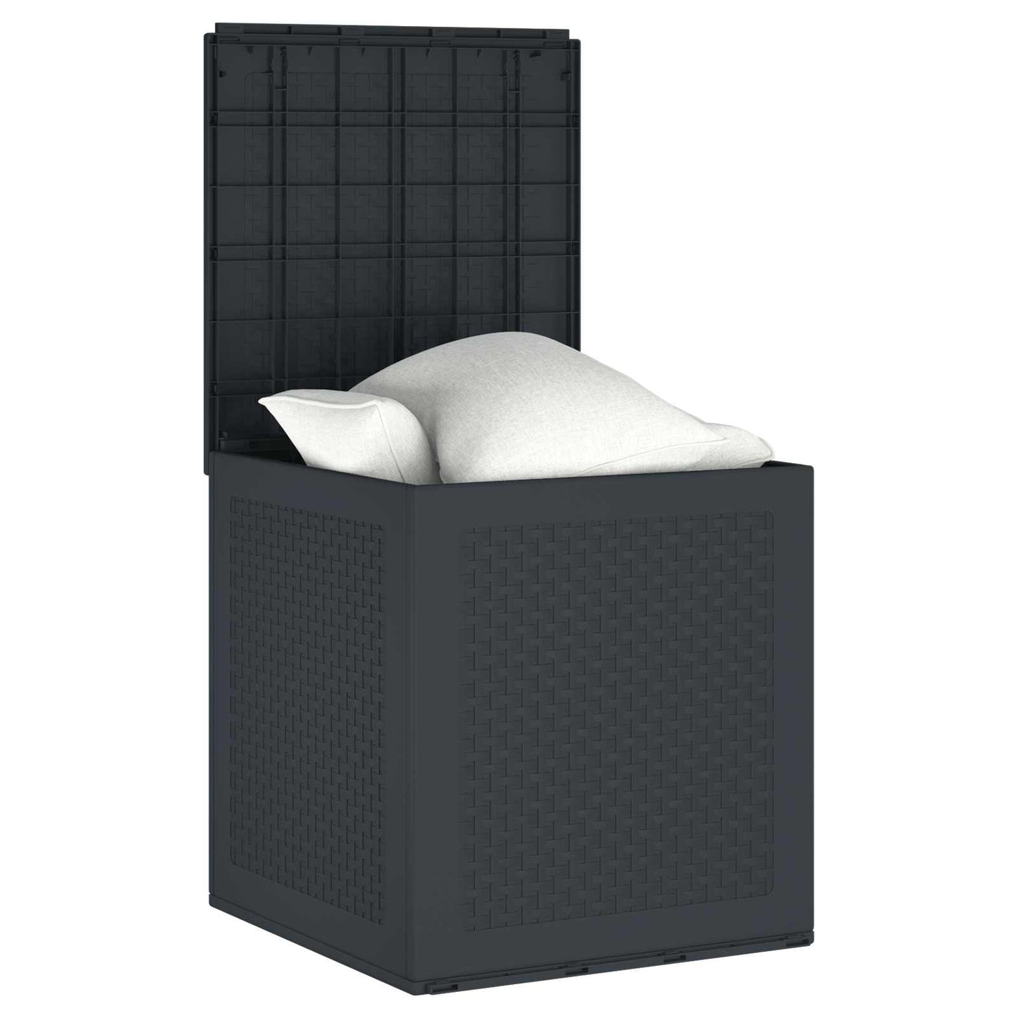 Opbevaringskasse Antracit 55 x 53 x 57 cm Polypropylen