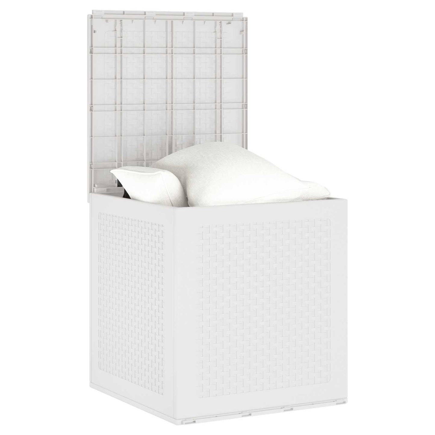 Opbevaringskasse Hvid 55 x 53 x 57 cm Polypropylen