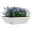 Have Blomsterkrukke Sølv 50 x 50 x 15 cm Galvaniseret stål