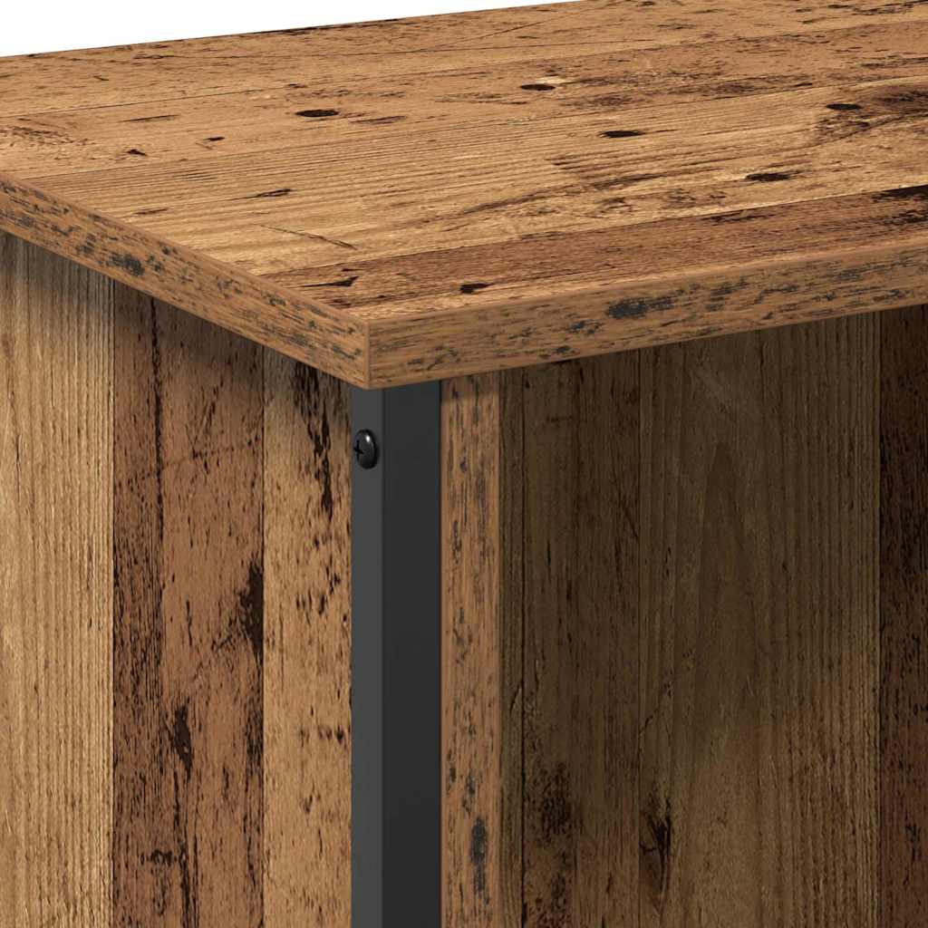 TV-skab 102 x 35 x 45 cm Gammelt træ Konstrueret træ