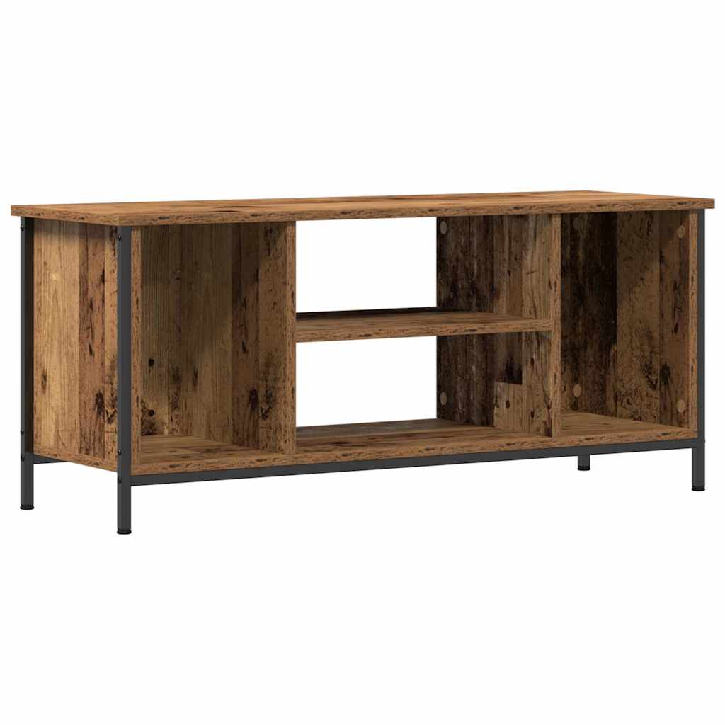 TV-skab 102 x 35 x 45 cm Gammelt træ Konstrueret træ