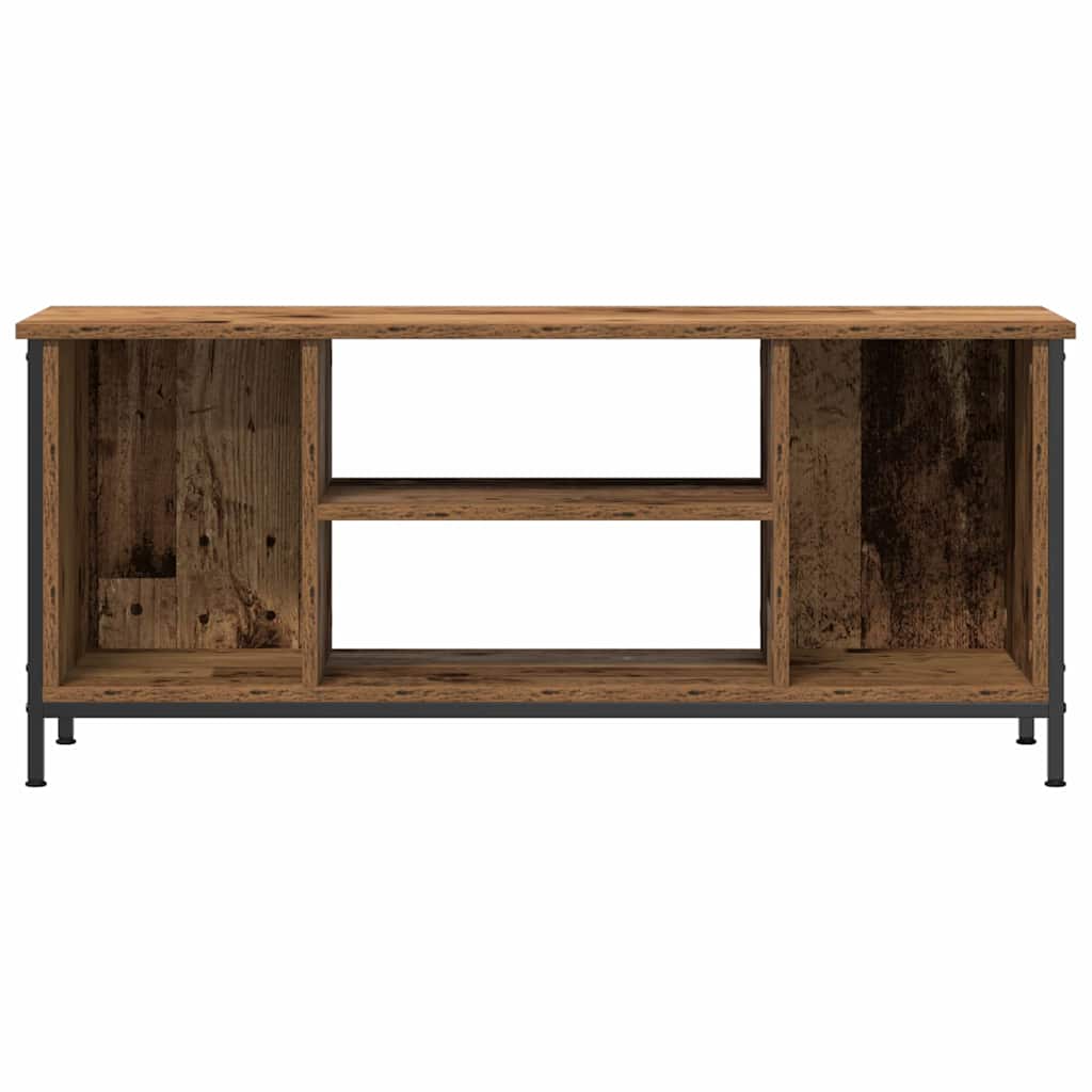 TV-skab 102 x 35 x 45 cm Gammelt træ Konstrueret træ