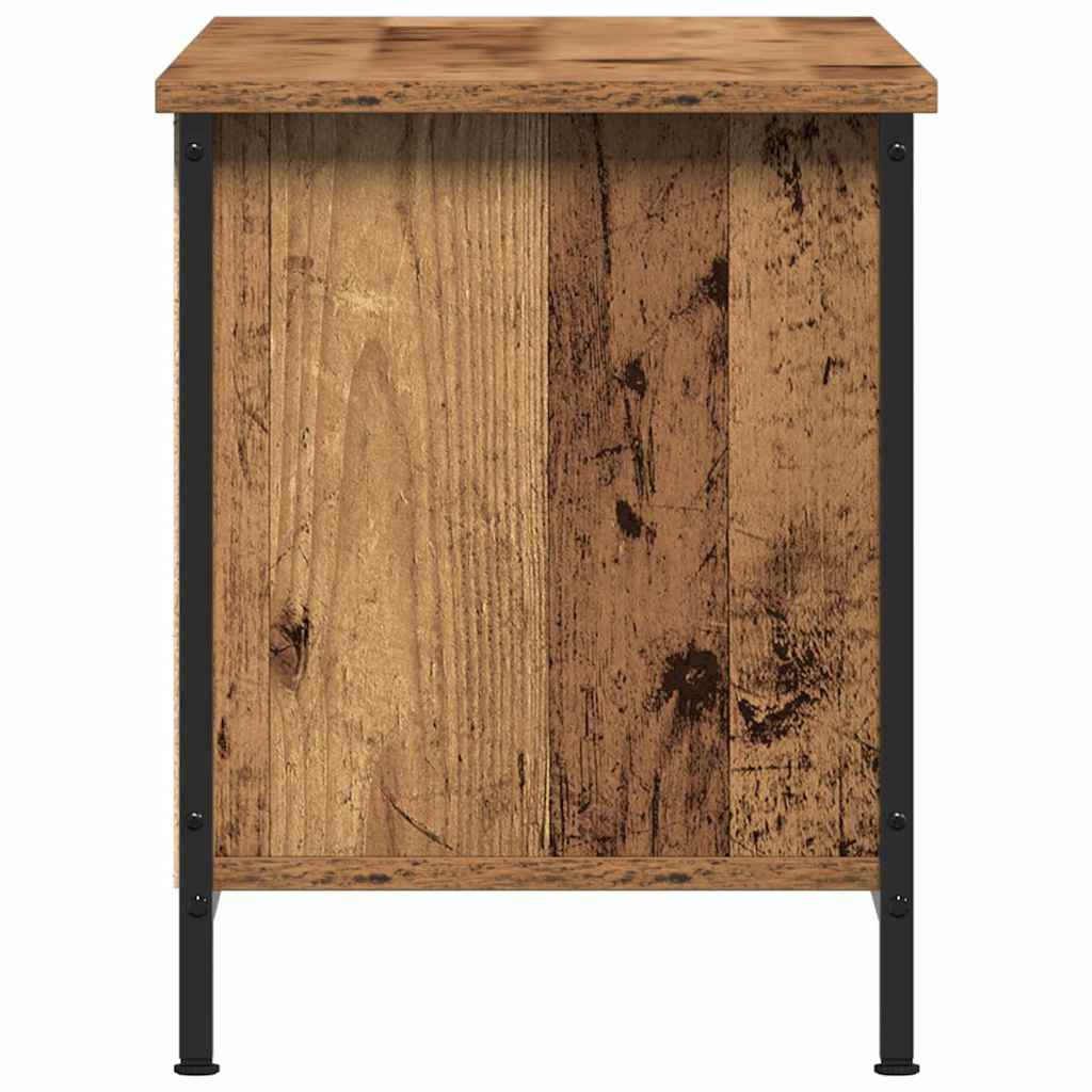 TV-skab 102 x 35 x 45 cm Gammelt træ Konstrueret træ