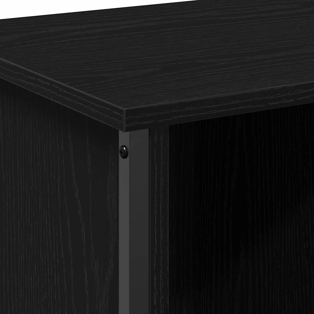 TV-skab 102 x 35 x 45 cm Sort eg Konstrueret træ