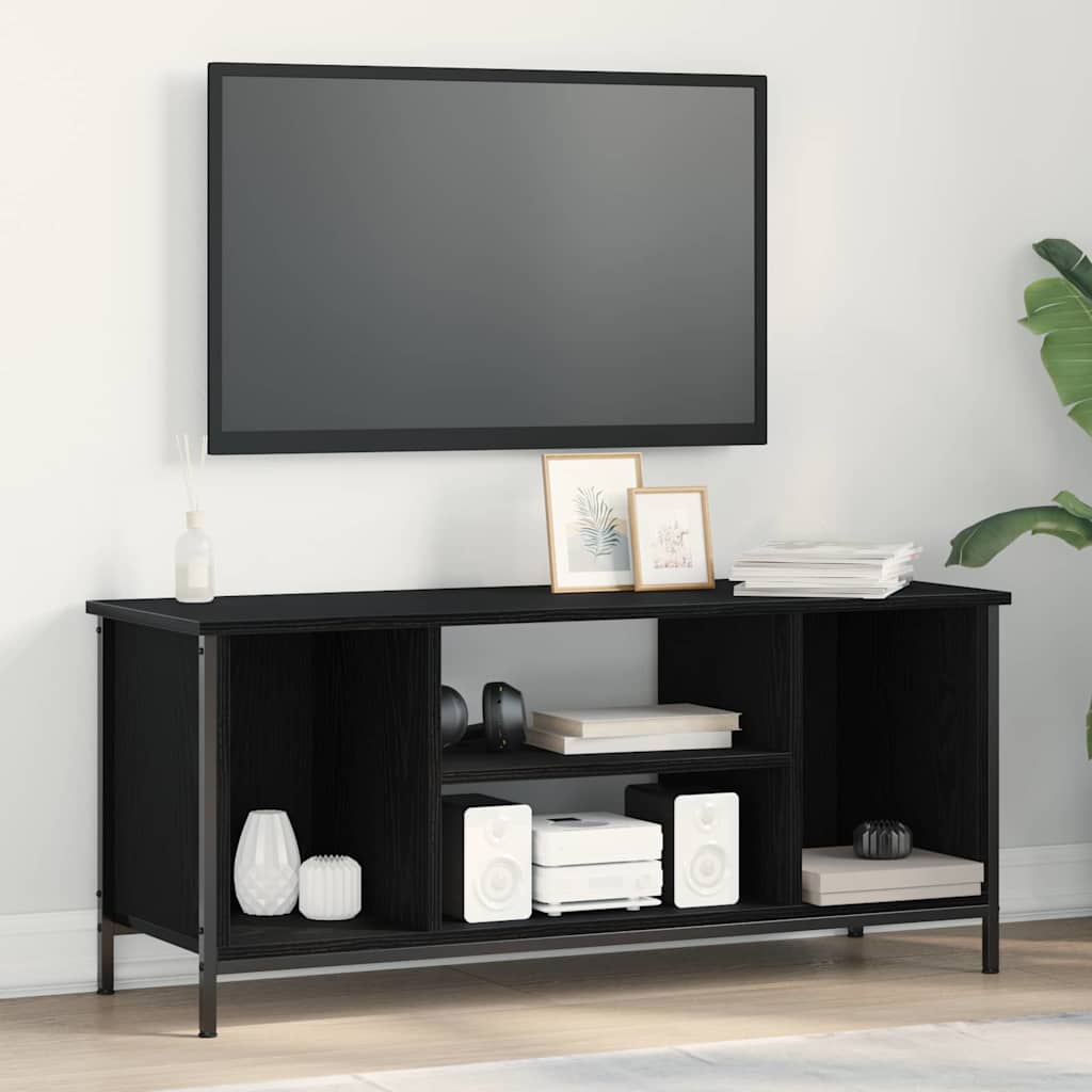 TV-skab 102 x 35 x 45 cm Sort eg Konstrueret træ