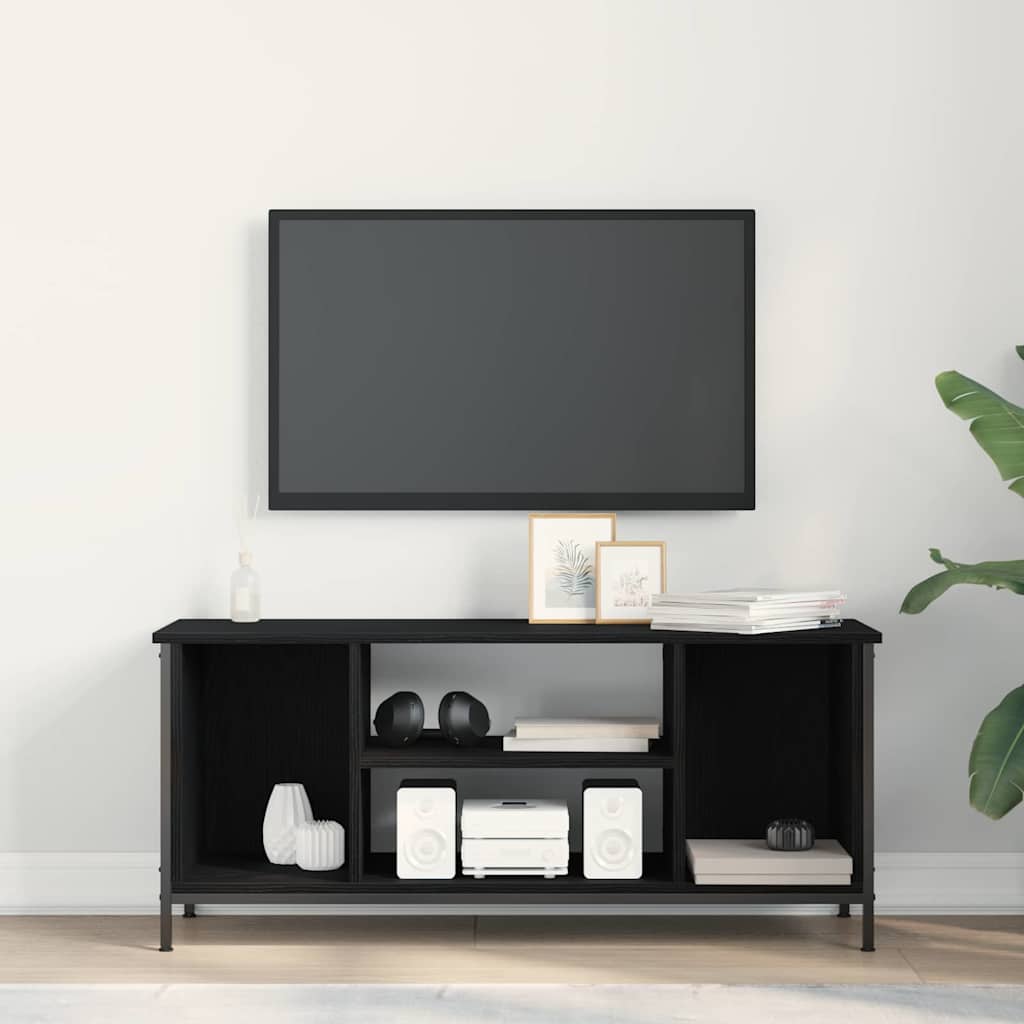 TV-skab 102 x 35 x 45 cm Sort eg Konstrueret træ