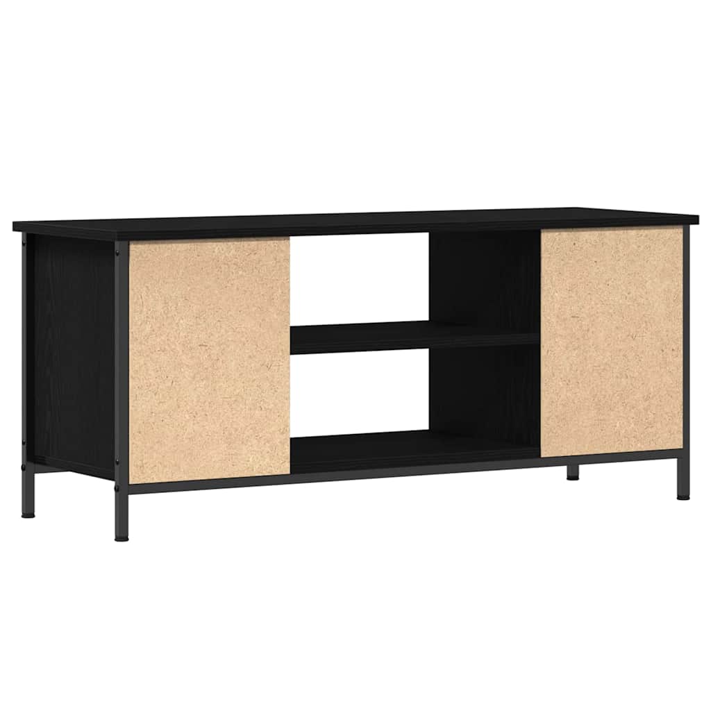 TV-skab 102 x 35 x 45 cm Sort eg Konstrueret træ