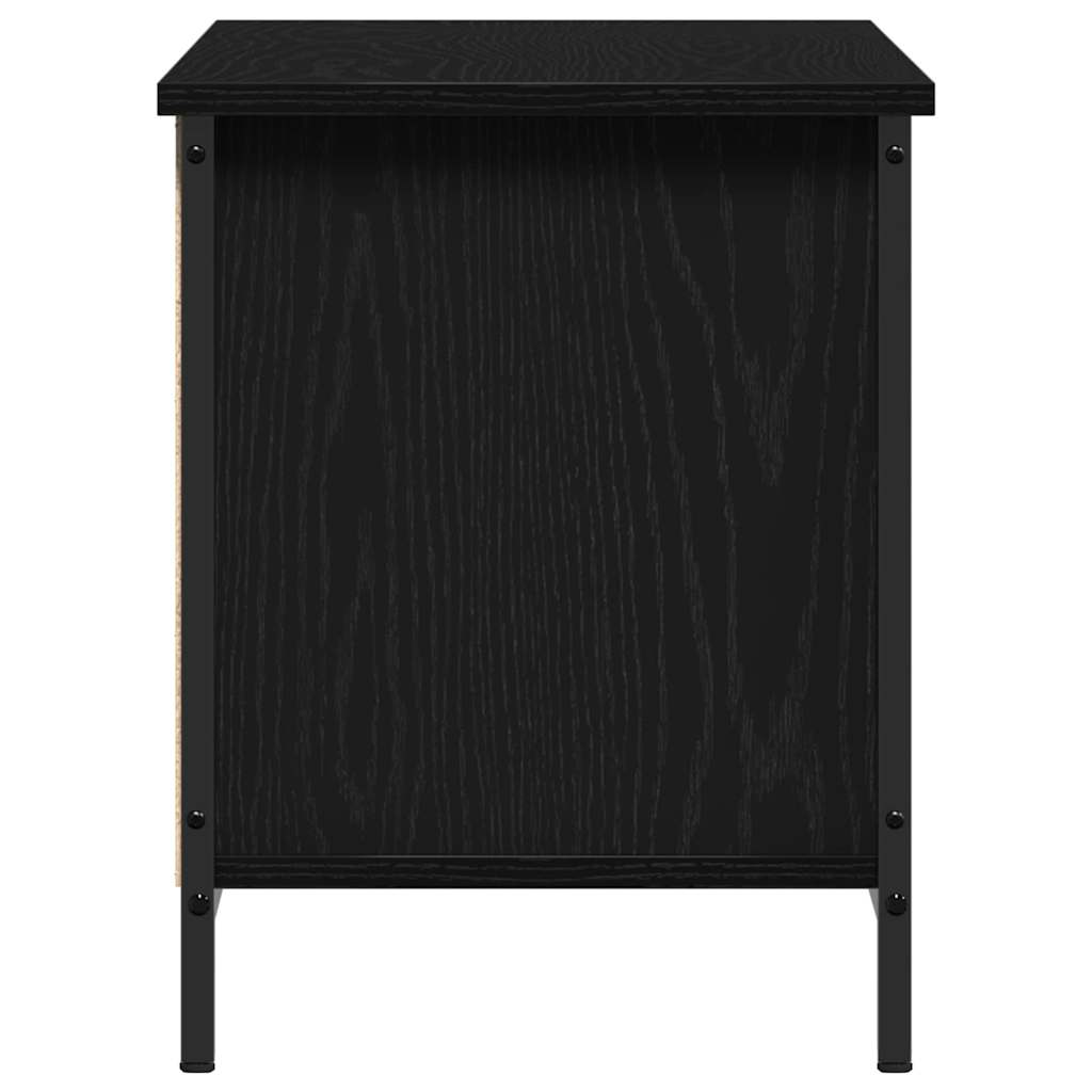 TV-skab 102 x 35 x 45 cm Sort eg Konstrueret træ