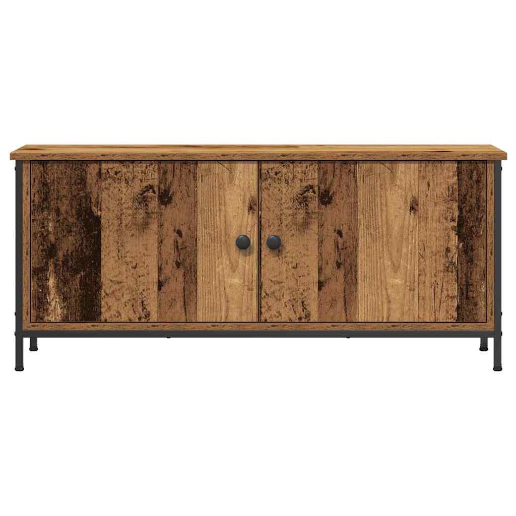 TV-skab 100 x 35 x 45 cm Gammelt træ Konstrueret træ