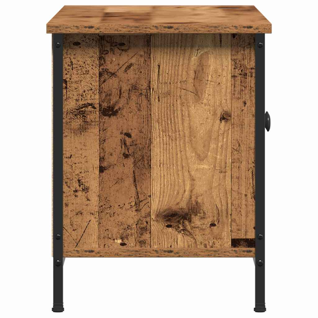 TV-skab 100 x 35 x 45 cm Gammelt træ Konstrueret træ
