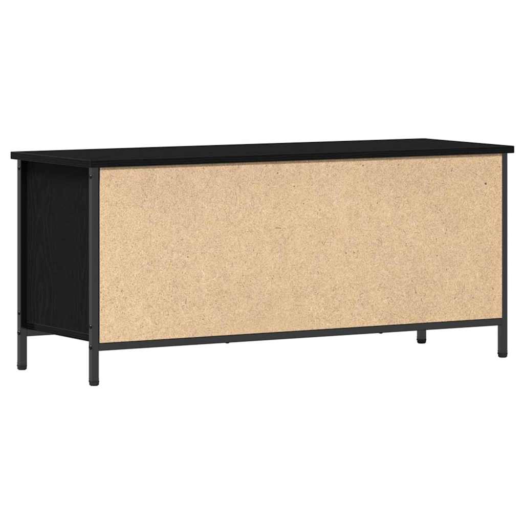 TV-skab 100 x 35 x 45 cm Sort eg Konstrueret træ
