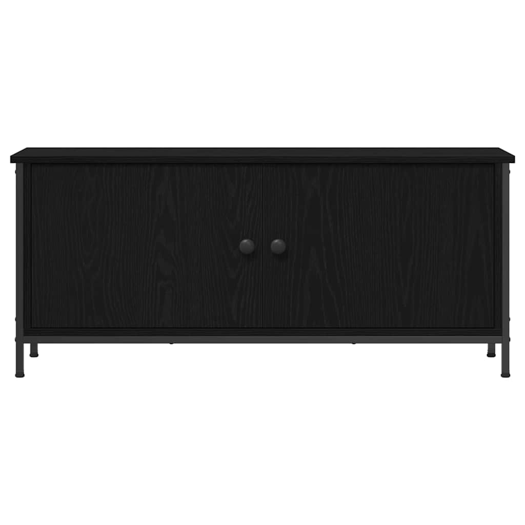 TV-skab 100 x 35 x 45 cm Sort eg Konstrueret træ