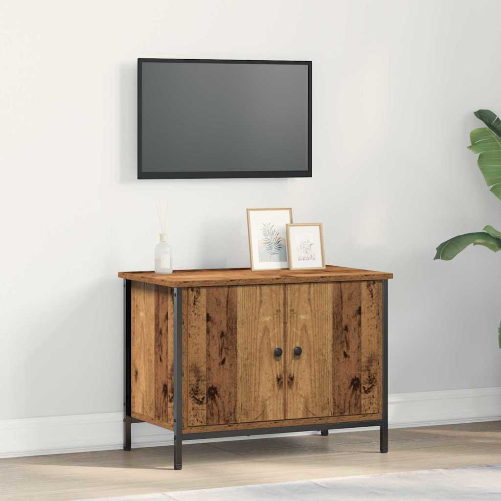 TV-skab 60 x 35 x 45 cm Gammelt træ Konstrueret træ