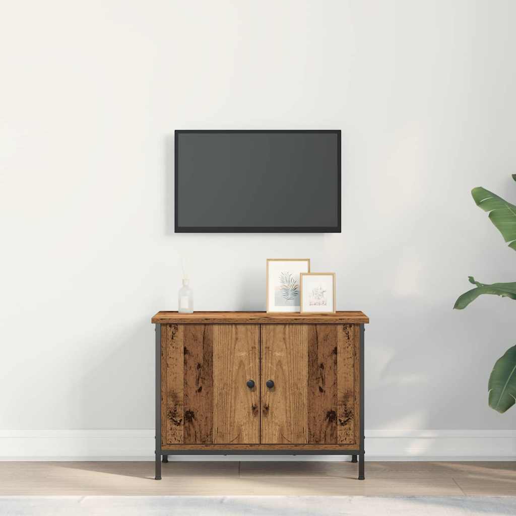 TV-skab 60 x 35 x 45 cm Gammelt træ Konstrueret træ