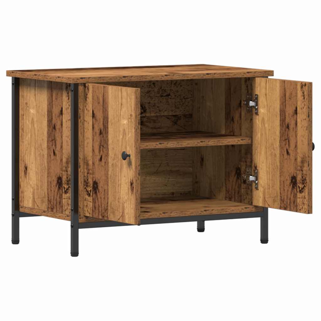 TV-skab 60 x 35 x 45 cm Gammelt træ Konstrueret træ