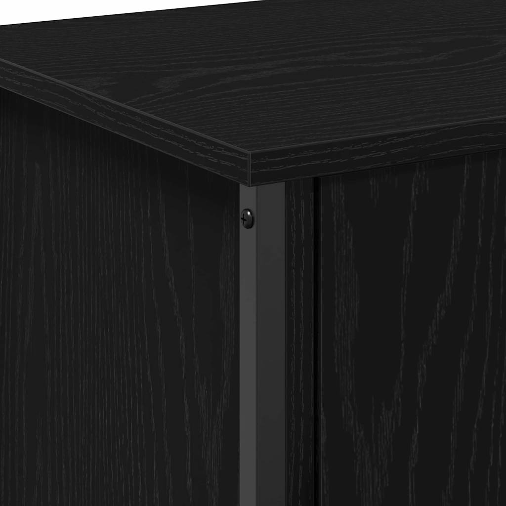 TV-skab 60 x 35 x 45 cm Sort eg Konstrueret træ