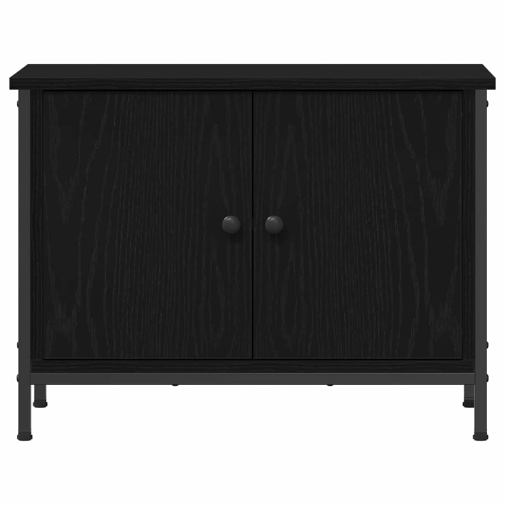 TV-skab 60 x 35 x 45 cm Sort eg Konstrueret træ