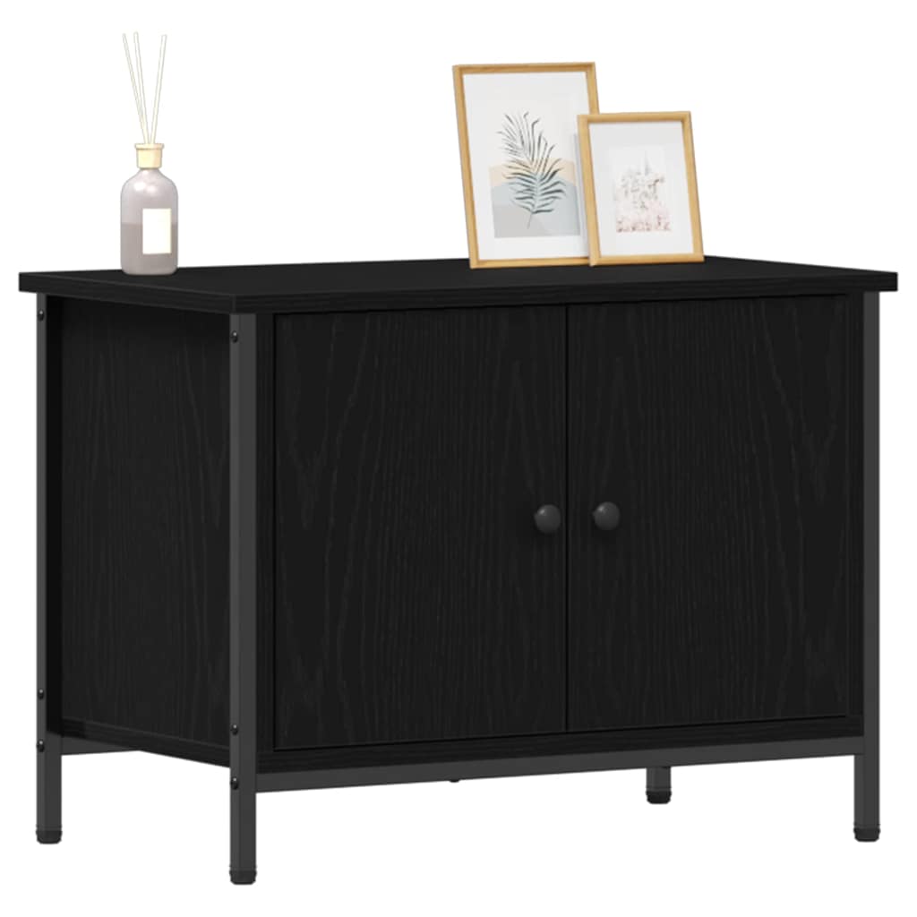 TV-skab 60 x 35 x 45 cm Sort eg Konstrueret træ