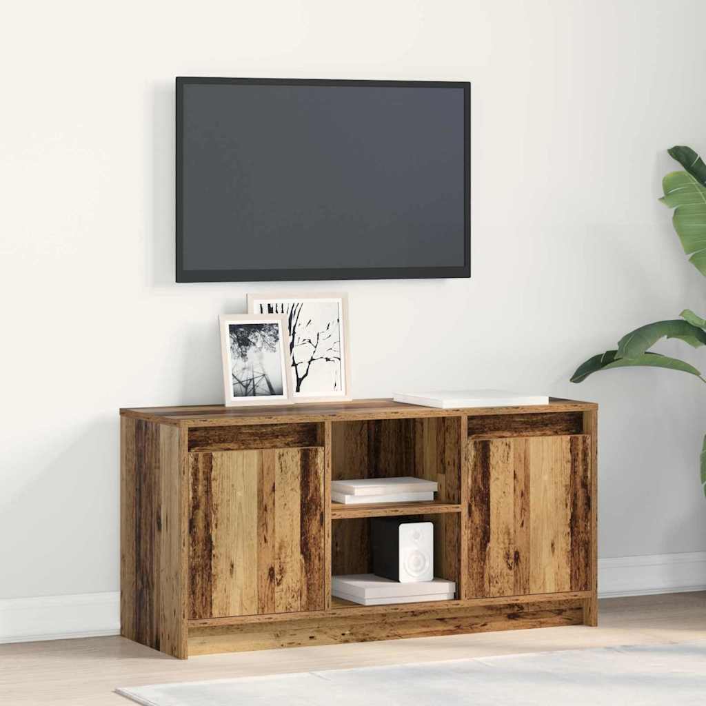 TV Enheder 100 x 34 x 50 cm Brun Konstrueret træ