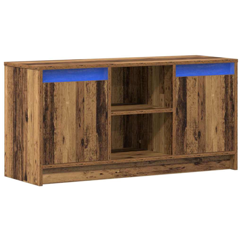TV Enheder 100 x 34 x 50 cm Brun Konstrueret træ