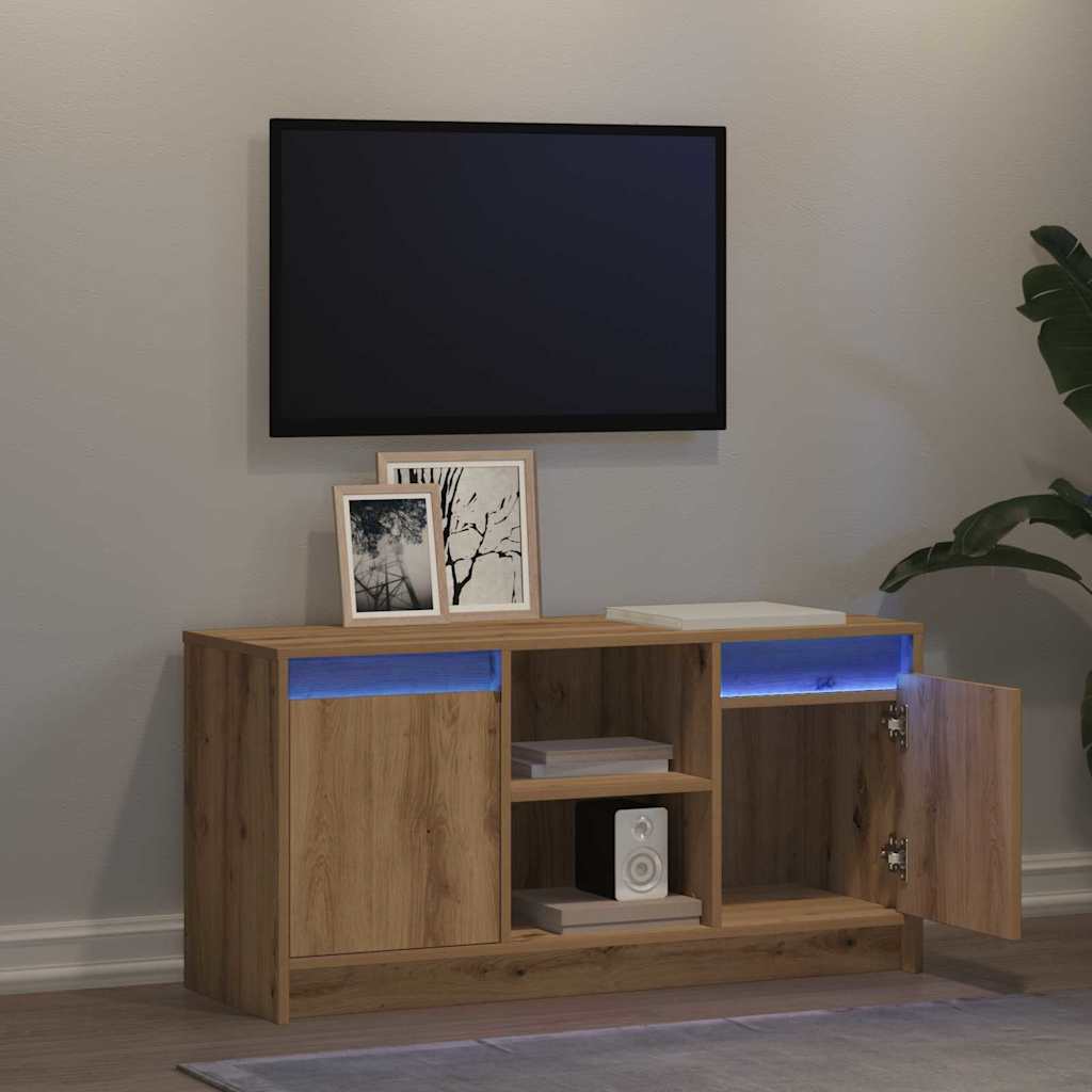 TV Enheder 100 x 34 x 50 cm Brun Konstrueret træ
