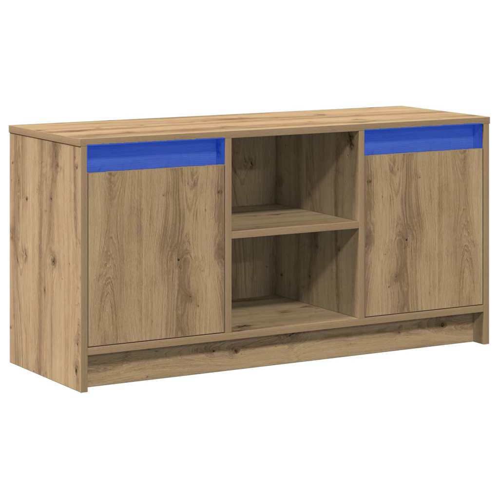 TV Enheder 100 x 34 x 50 cm Brun Konstrueret træ