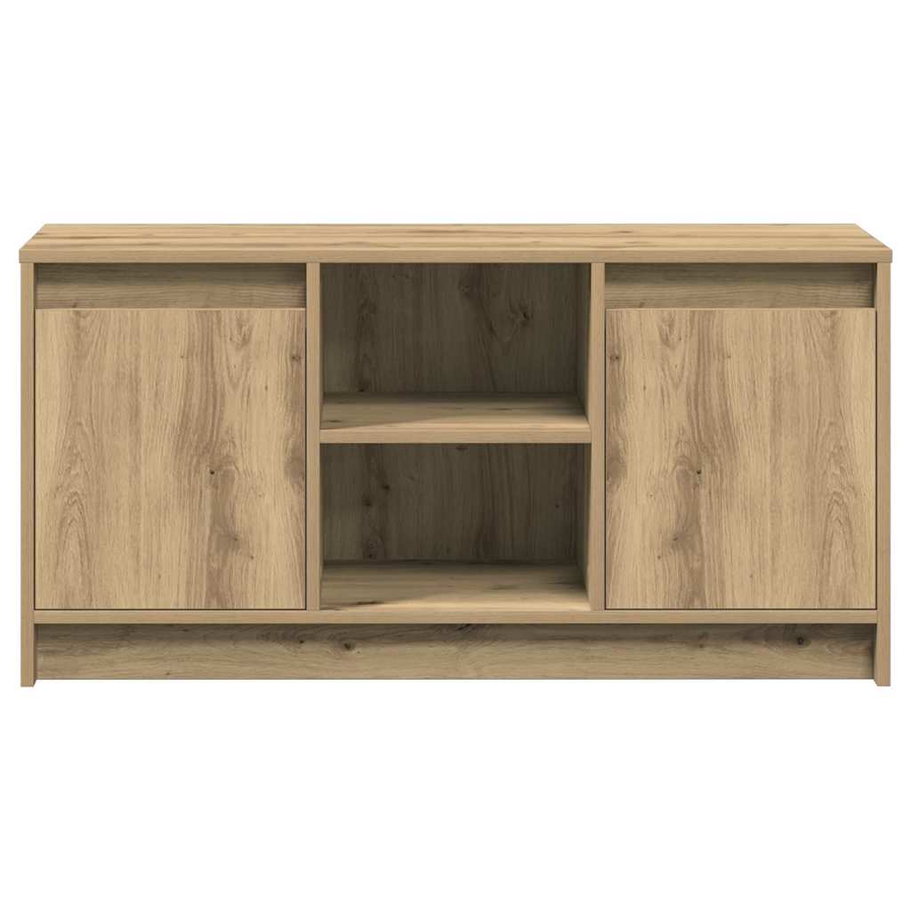 TV Enheder 100 x 34 x 50 cm Brun Konstrueret træ
