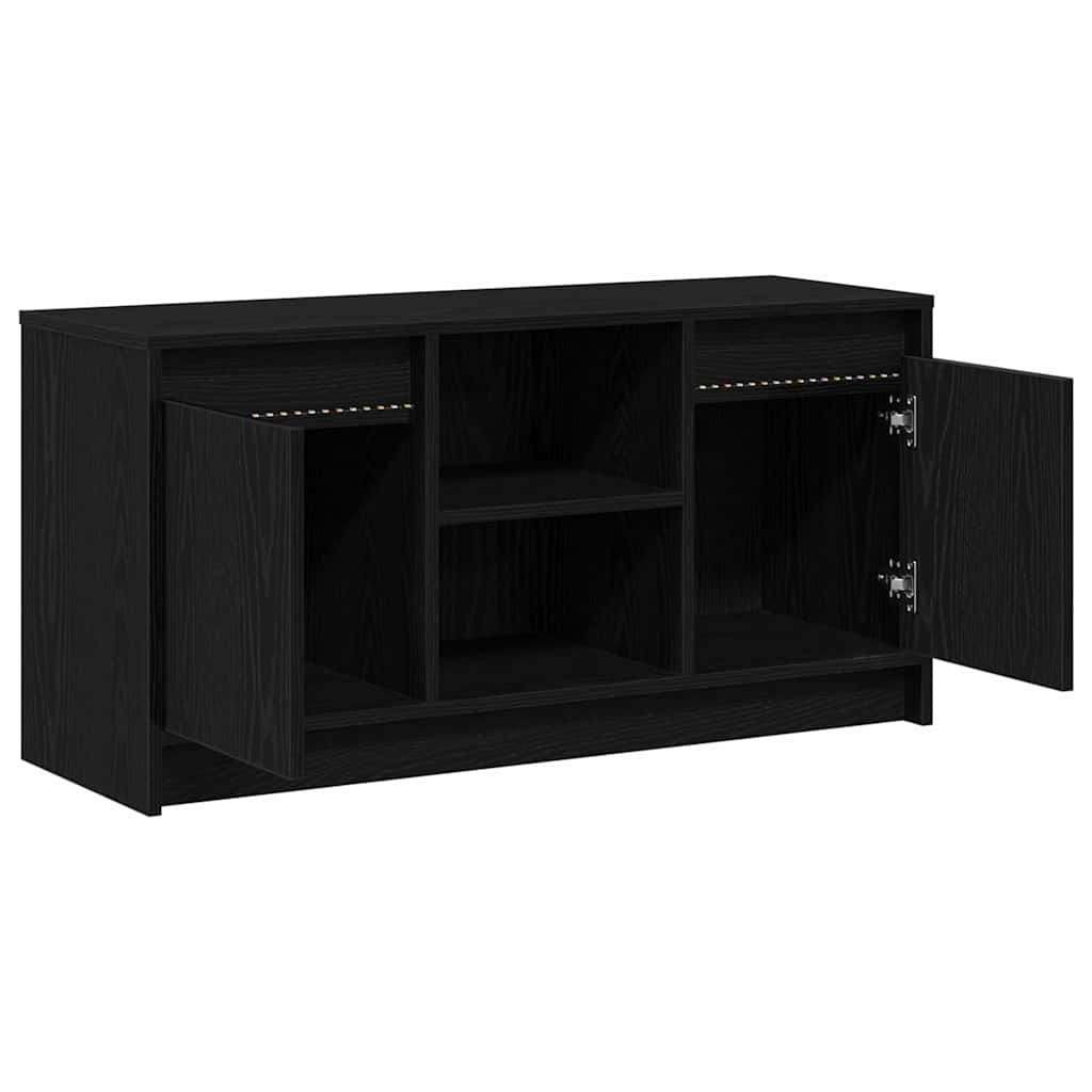 TV Enheder 100 x 34 x 50 cm Sort Konstrueret træ