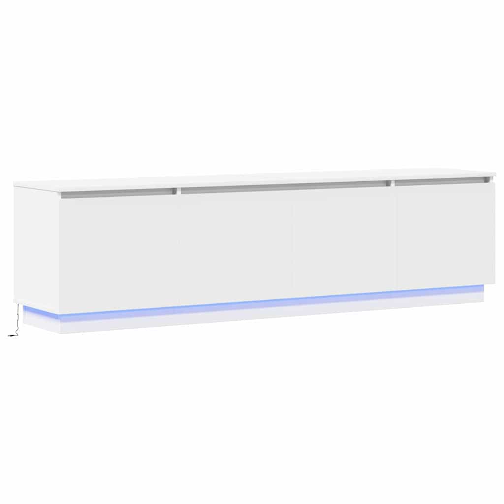 TV-skab 180 x 38 x 49 cm Hvid Konstrueret træ
