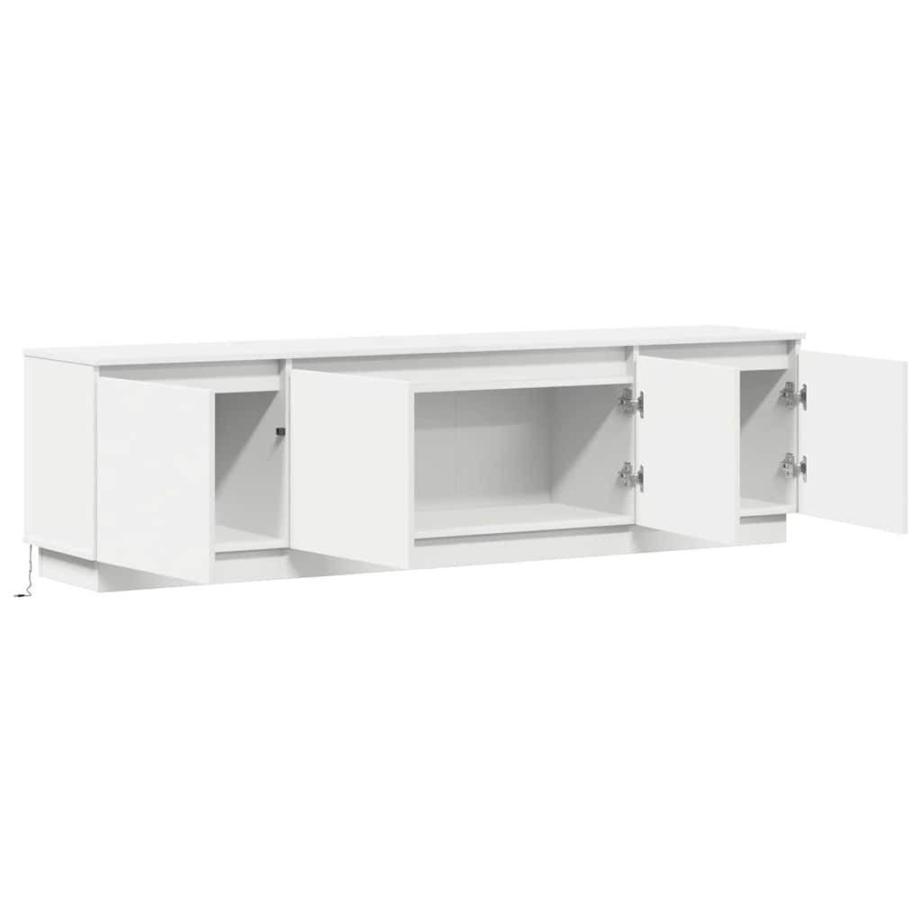 TV-skab 180 x 38 x 49 cm Hvid Konstrueret træ