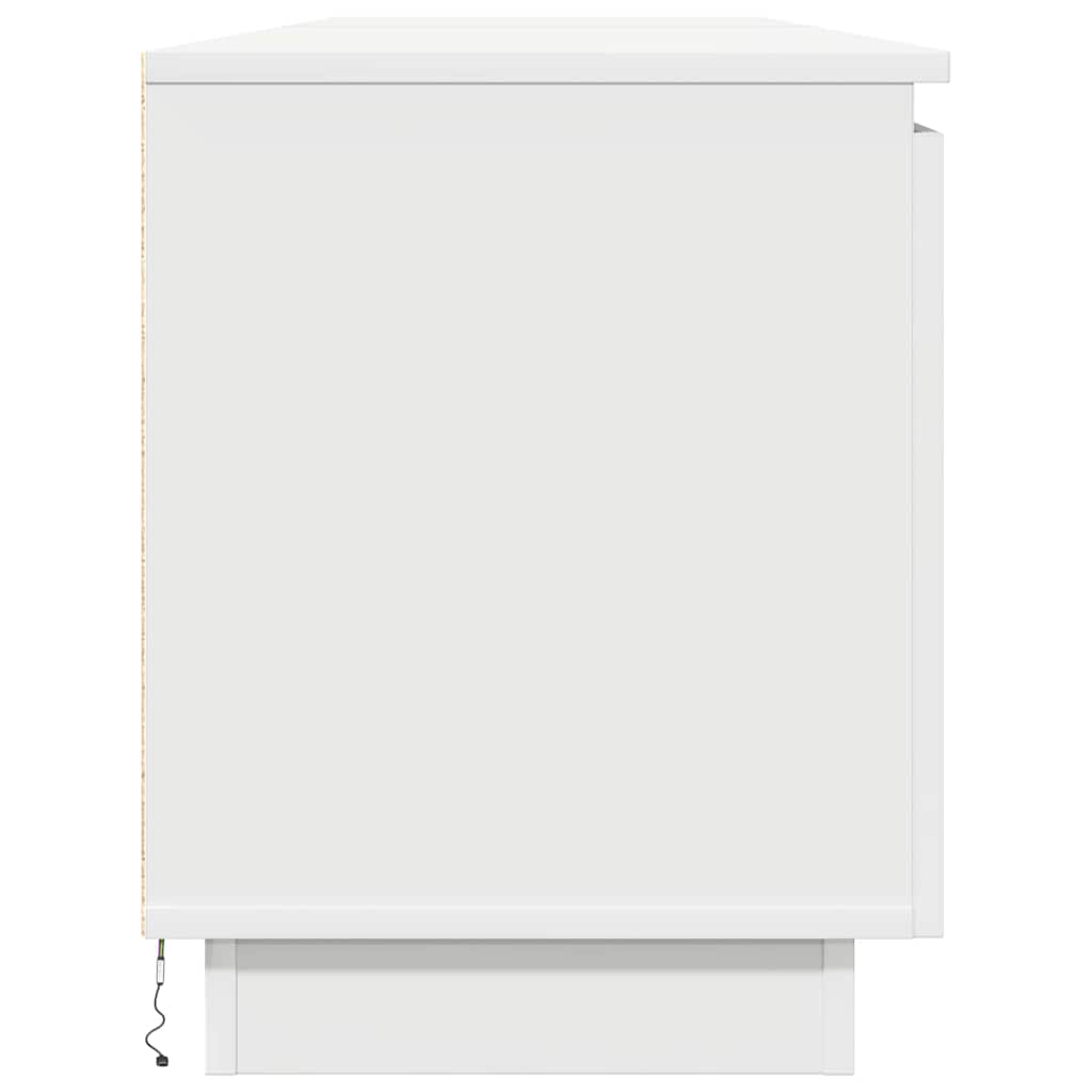 TV-skab 180 x 38 x 49 cm Hvid Konstrueret træ