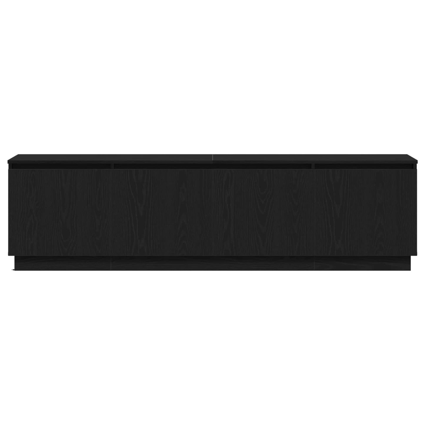 TV-skab 180 x 38 x 49 cm Sort eg Konstrueret træ
