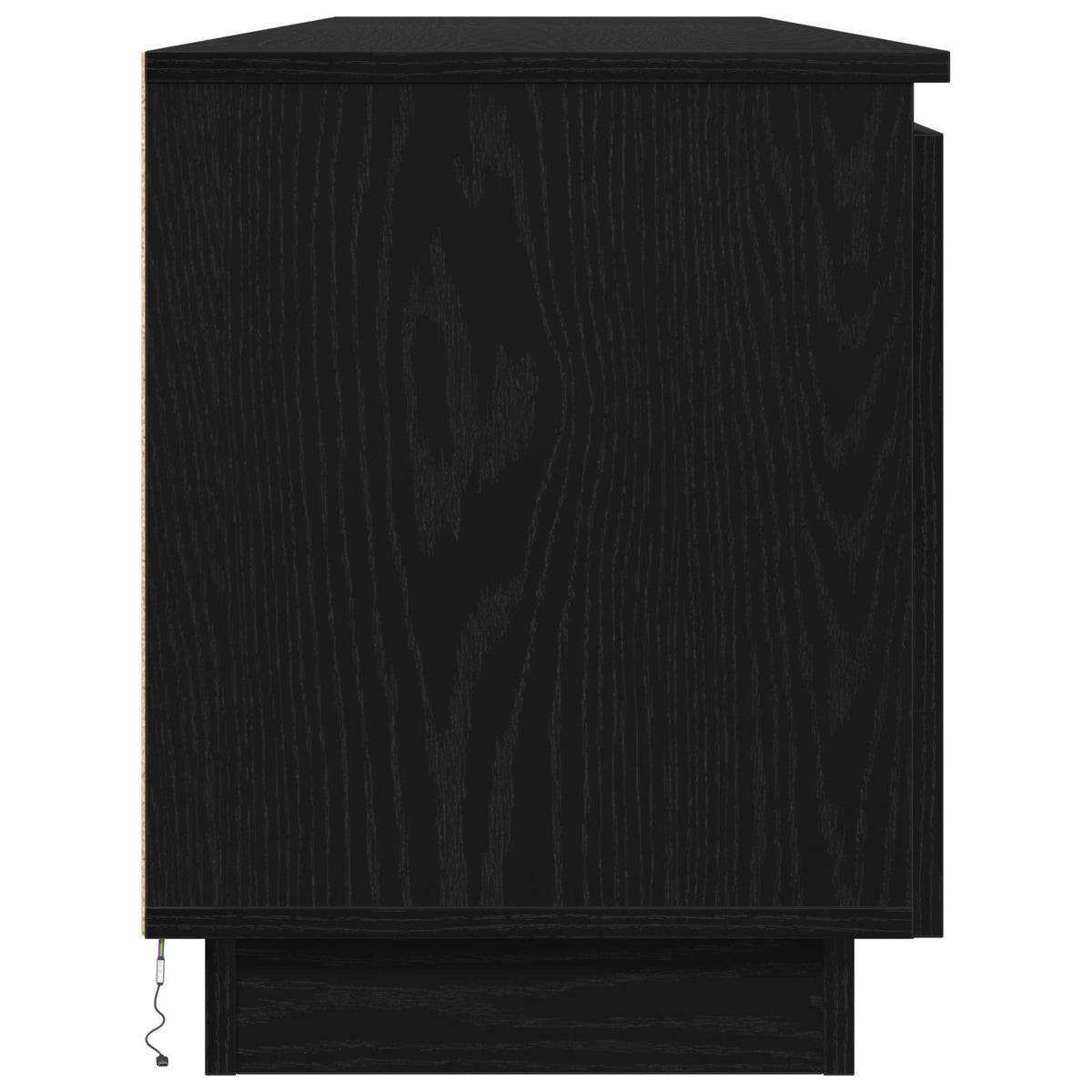 TV-skab 180 x 38 x 49 cm Sort eg Konstrueret træ