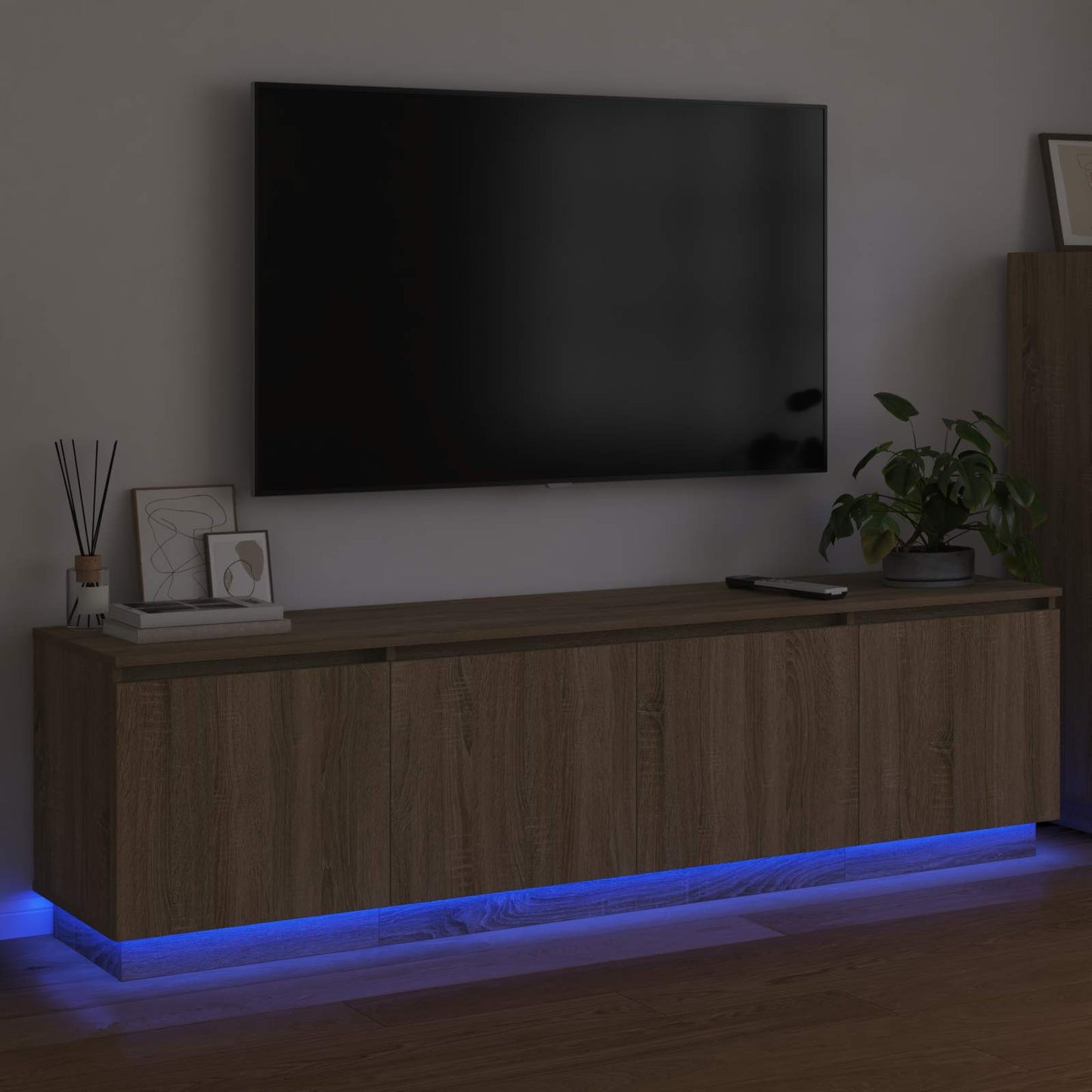 TV-skab 180 x 38 x 49 cm Sonoma eg Konstrueret træ