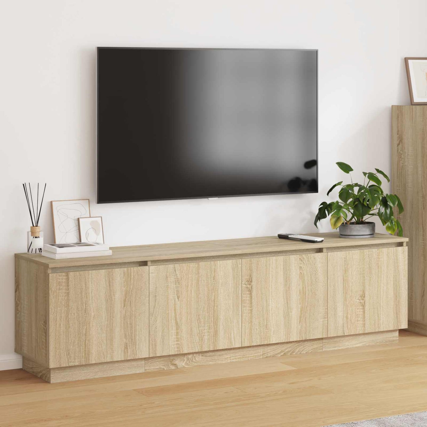TV-skab 180 x 38 x 49 cm Sonoma eg Konstrueret træ
