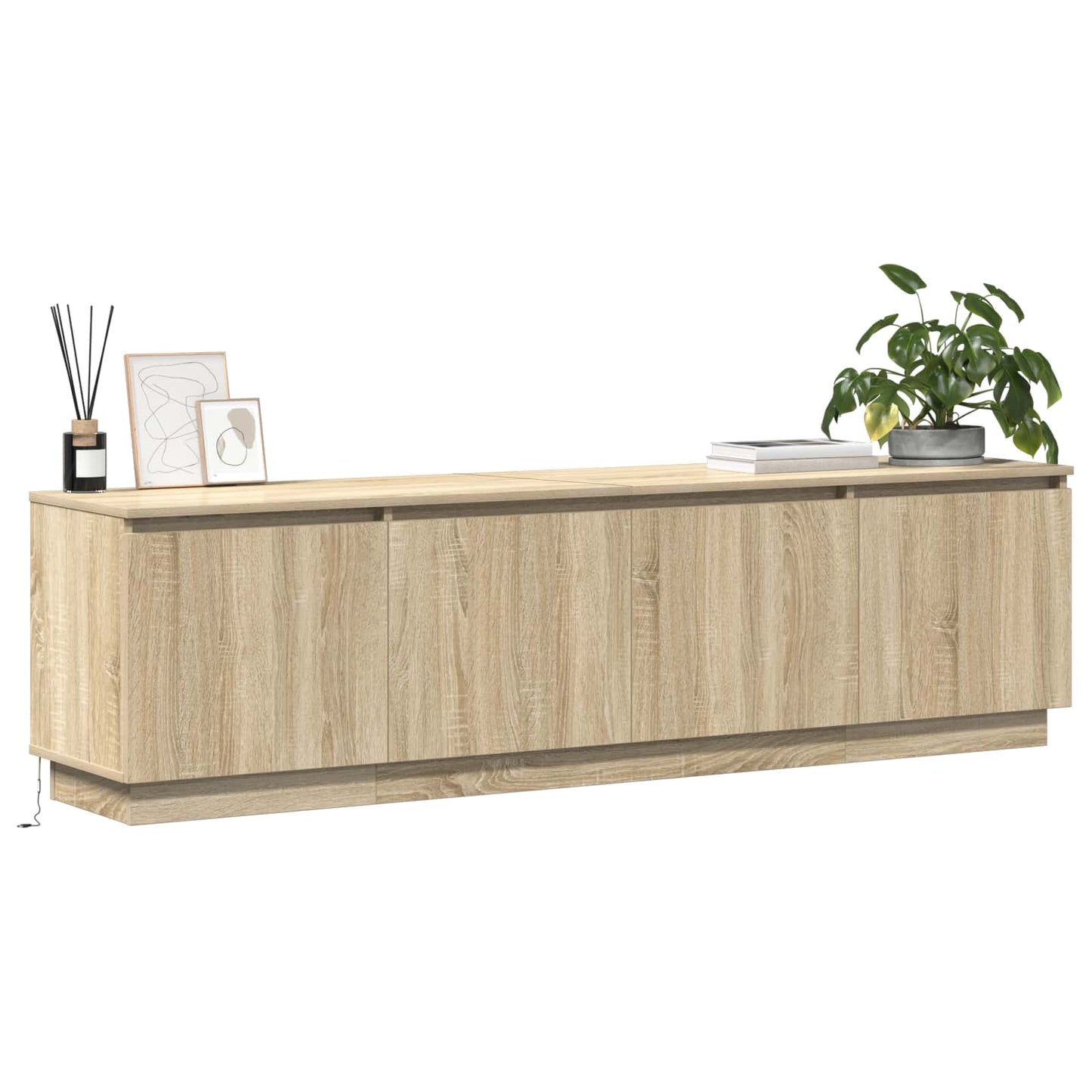 TV-skab 180 x 38 x 49 cm Sonoma eg Konstrueret træ